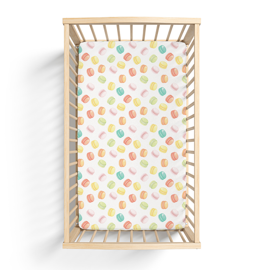 Sweet Macarons Crib Sheet