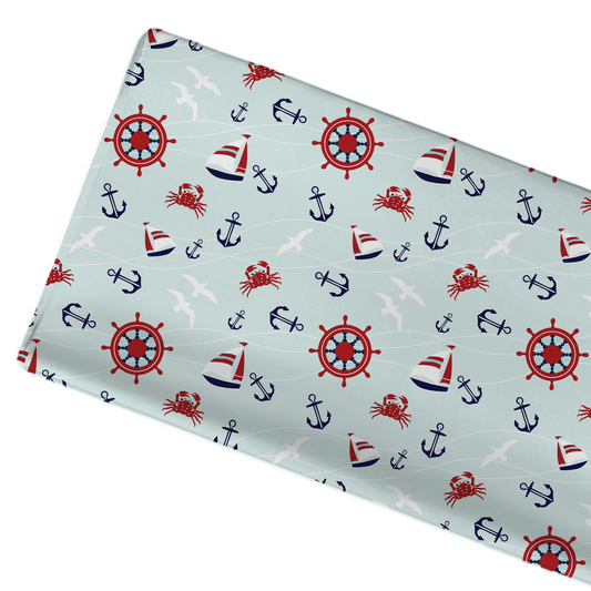 Ahoy Little One Changing Pad Cover